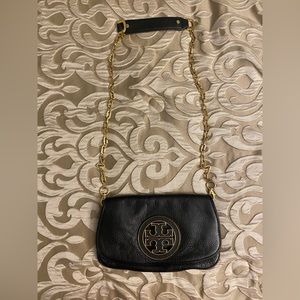 Tory Burch Amanda  Black Leather Crossbody